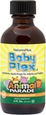 NaturesPlus Animal Parade Baby Plex, Natural Orange Flavor - 2 fl oz, Confezione da 2 - Liquid Multivitamin per neonati e bambini - Sugar Free, Gluten Free - 120 Total Servings