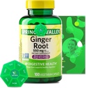 Ginger Root 550 mg, 100 Capsule Vegetariani con Vitamine e Minerali Esclusive Bundle - A to Z - Guida alla Ligth&Spring