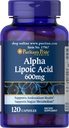 Puritan's Pride Alpha Lipoic Acid 600 Mg, 120 Conte