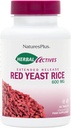 Natures Plus Herbal Actives Red Yeast Rice Extended Release 600 mg - 60 compresse, Confezione da 2 - Supporti General Well-Being - Vegetariano, Gluten Free - 120 Total Servings
