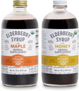 Syrup Bundle – 2 Bottiglie di Delicious, Gluten-Free Elderberry Herbal Integratori con Potenti Vantaggi Immune Realizzati da Solo Ingredienti Organici in Piccole Batches negli Stati Uniti - 32oz