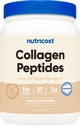 Peptidi di collagene di Nutricost Polvere 1LB (454 G) (Vanilla) - Idrolisato di collagene di bovini di erba