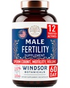 Male Fertilità Supplemento con Maca Root - Mens Salute Concezione Fertilità Vitamine Prenatali Plus Estratti Naturali - Prenatali Fertilità Integratori per Uomo - Terza Parte Testata - 120 Capsule, 2 Mesi