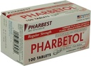 Pharbetol Acetaminophen 325mg Regolare resistenza, dolore Reliever, Fever Riduttore Tablet,100 Conte (Pacchetto di 1)