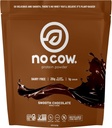 No mucca Vegan Protein Powder, Cioccolato, Proteine a base di piante 20g, Sacchetto riciclabile, Latticini Free, Soy Free, Nessun Zucchero Aggiunto, Keto Friendly, Gluten Free, Naturally Sweetened, Non OGM, Kosher, 1.74 Pound