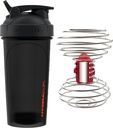 HydraCup Power Shaker w/Weighted Whisk, 28oz - Più veloce miscelazione, meno Shaking richiesto, Clump-Free Protein Shakes, Shaker Cup (Polypropilene, Nero)