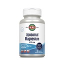 KAL Liposomal Magnesium Oxide 210 mg ad alto assorbimento, Liposomal Technology, Essentials Muscle Support, Advanced Formula, Vegan Capsule, Gluten Free, No Soy, 60 Servings