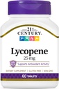 21 ° secolo licopene 25 mg compresse, 60 conte (22400)