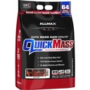 ALLMAX QUICKMASS, Cioccolato - 10 lb - Catalizzatore rapido del guadagno di massa - Fino a 64 Grammi di Proteine Per Serving - 3:1 Carb a Protein Ratio - Zero Trans Fat - Fino a 70 Serve
