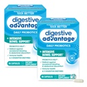 Vantaggio digestivo IBS Probiotici per la salute digestiva e il supporto intensivo dei tasselli, per le donne e gli uomini con gli enzimi digestivi, supporto per la salute occasionale di Bloating & Gut, 96ct Capsules (2)