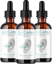 LIVORKA ZenCortex Gocce, Supplemento liquido per la salute dell'orecchio, Supporta l'udito sano - 3 bottiglie (90 giorni di alimentazione) - Confezione di 3