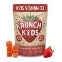 500IU Vitamina D3 Gummies - Organico, Basato sulle piante, Senza zucchero | Fragola reale, Allulose, MCT-Oil, Agave | Supporti Bones, Immunità, Mood & Sleep