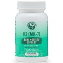 Alcalina per la vita Vitamina K come MK-7| Vitamina naturale K2 da ceci fermentati MENAQ7 180 mcg |One-per Day| Supporti di alimentazione 60 giorni Bone & Heart Health | Facile da ingoiare