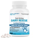 Puregen Labs Dairy Relief Fast Acting Lactase Enzyme 9000 FCC, Lactose Intolerance Pills 360 compresse