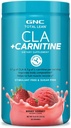 GNC Total Lean CLA + Carnitina | Migliora la composizione del corpo e il recupero del muscolo dei combustibili, Stimulant Free e Sugar Free | Berry Sorbet | 60 Servings