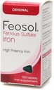 Feosol Ferrous Sulfate Iron, Originale, Tablets 120 ea (Pack of 4)
