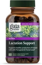 Gaia Herbs Lactation Support, Vegan Liquid Capsules, 120 Count - Integratore di Lattazione per madri che allattano, Supporta il flusso di latte sano e migliora la nutrizione del latte materno, PACKAGING MAY VARY