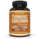 Arazo Nutrizione curcuma erboristica con BioPerine 1300mg con Pepe Nero - Integratori nutrizionali di supporto congiunto - 100% Erborisdizioni naturali