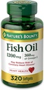 Bounty Fish Oil Softgels 1200 mg, 320 Conte