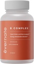 B Complex | Formula completa per la vitamina B Vantaggi | Vitamine B1, B2, B3, B5, B6, B12, Biotina, Acido Folico, Cholin, & Inositol | Non OGM, Gluten Free | 60 compresse