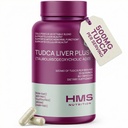 TUDCA fegato Plus+, supplemento di supporto al fegato per la pulizia del fegato con estratto di semi di cardo, vitamina B12, Folate, Tudca Bile Salt Supplement (acido tauroursodeoxycholic), 60 capsule, 1 mese di fornitura