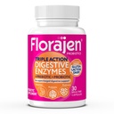 Florajen Enzimi digestivi con Probiotici e Prebiotici - Formula a tripla azione per la salute del fegato, Bloating, & Gas Relief - Supporta la digestione di Gluten & Dairy - Clean, Non-GMO - 30-Count