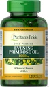 Puritans Pride Sera Primrose olio 1000 Mg con Gla, 120 conte