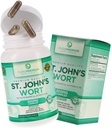 Pure Premium St. Johns Wort Capsule 500mg - Mood Support Supplement - Herbal & Natural Normal Stress Supplements - St John Wort Support Positive Mood for Men & Women - 3 Mesi di alimentazione - 100 Capsule