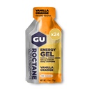 G Energy Roctane Ultra Endurance Energy Gel, Vegan, Gluten-Free, Kosher e Dairy-Free On-The-Go Nutrizione sportiva per la corsa, Biking, Escursionismo o Sci, Vanilla Orange (24 pacchetti)
