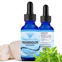 Absonutrix Pregnenolone con L-Theanine Advanced Formula 390 mg, 4 Oz Liquid, 302 Serve, Made in USA, Rapida Assorbimento, Qualità Potente Ingredienti, Non-GMO, GMP Certified Facility
