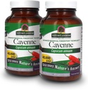 Risposta della natura Cayenne Pepper Powder Capsule Supplement, 90-Count | Metabolismo naturale Booster | promuove la salute cardiovascolare | Aiuta con la digestione e la circolazione (Pack of 2)
