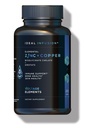 Elementi di tensione Zinc Bisglycinate + Orotate 245mg con Rame Chelato: Salute della pelle e del muscolo, Equilibrio dell'ormone - Zinco Elementale 50mg (100 Serve) Vegan
