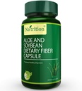 Estratto di gel di Aloe Vera con fibra dietetica di Soia – Miglior integratore di pulizia intestinale – Migliorare la digestione e il sollievo dalla costipazione - 80 capsule