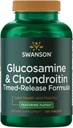 Swanson Timed-Release Glucosamine & Chondroitin Sulfate 750/600 Milligrammi 120 Tabs
