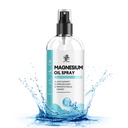 Olio di Magnesio Spray - Famiglia Dimensioni13.19 oz Olio di Magnesio per Piedi e Corpo -Pure, Topical - Gambe, Joint Health & Sleep Support, Nourish Skin & Hair - Natural, Ancient Minerals