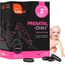 Vitamina Prenatale Zahler con DHA & Folate - Integratori DHA e Multivitamina Prenatale per Madre e Bambino - Vitamine Prenatali DHA Prenatali Kosher con Iron, Pre Natal Softgels (120 Conteggio (Pacchetto di 1))