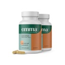 Emma Gut Health - 2 Pack - Rilievo Gas e Bloating, costipazione, Leaky Gut Repair - Gut Cleanse & Restore Digestion - Regolare il movimento Bowel. Probiotici e alternativa lassativa, 120 capsule