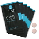 Zaca Recovery Chewable Supplement | Hydrate + Revive | Party, Travel, Exercise & Altitude | Sugar Free & Gluten Free | Bacche miste, 6 Packets = 12 compresse