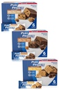 Pure Protein Bars, High Protein, Snack Nutritious per sostenere l'energia, Basso zucchero, senza glutine, Guilt Free Variety Pack (Cookie Dough/Choc Caramel/Peanut Butter Cup), 1,76 oz, Confezione da 18