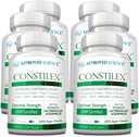 Approved Science Constilex - Rapid Constipation Relief & Support from Future Episodios - Promuove livelli sani di batteri e rafforza la flora intestinale - 6 bottiglie