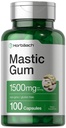 Horbäach Mastic Gum | 1500mg | 100 capsule | Non-OGM & Gluten Supplemento gratuito