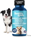 Respirare facilmente naturale tosse sollievo per cani - Gentle Senior Dog Respiratory, Congestion and Sneezing Relief Plus Trachea and Airway Support for Brachycephalic Dogs Assicura passeggiate calme e sonno riposante