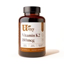 Vitamina K2 | 180 mcg di MenaQ7® Forma di K2 | Made in USA | 60 capsule