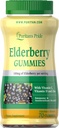 Gummie Pride Elderberry di Puritan con vitamina C, D & Zinc, 70 Conte