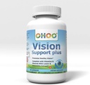 OHOO Vision Support Plus Supplemento - con Lutein & Zeaxanthin- Supporta la visione sana, Made in the USA- 60 Capsule