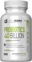 Probiotico 40 miliardi di CFU 4 Strains + Prebiotico - Supporta la salute digestiva e l'immunità - Aiuta con costipazione, diarrea, Bloating - Gluten-Free, Non-GMO - Made in the USA - 60 capsule