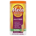 Metamucil Fiber, 4-in-1 Psyllium Fiber Supplement, Zucchero Polvere libera, Bevanda non aromatizzata, 114 Serve (Packaging May Vary)