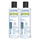 Dermasolve Eczema Relief Body Wash (2 Pack) | Protegge, idrata e ripara la pelle - Bambini, neonati e adulti - Steroidi gratis