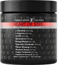 Fabbrica di Formulazione Cuore d'acciaio: 10-in-1 Massimizzatore metabolico Integratore Nitrico Ossido, Supporto per la pressione sanguigna, L Arginina, L Citrullina Pre-allenamento naturale: Gestione dell'energia 120 Conte