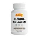 SIRUNES Peptidi di collagene marino, 120 Capsule - Integratori di collagene di pesce per le donne, Grandi per capelli, Pelle, Unghie, Giunti & Ossa - Made in Italy